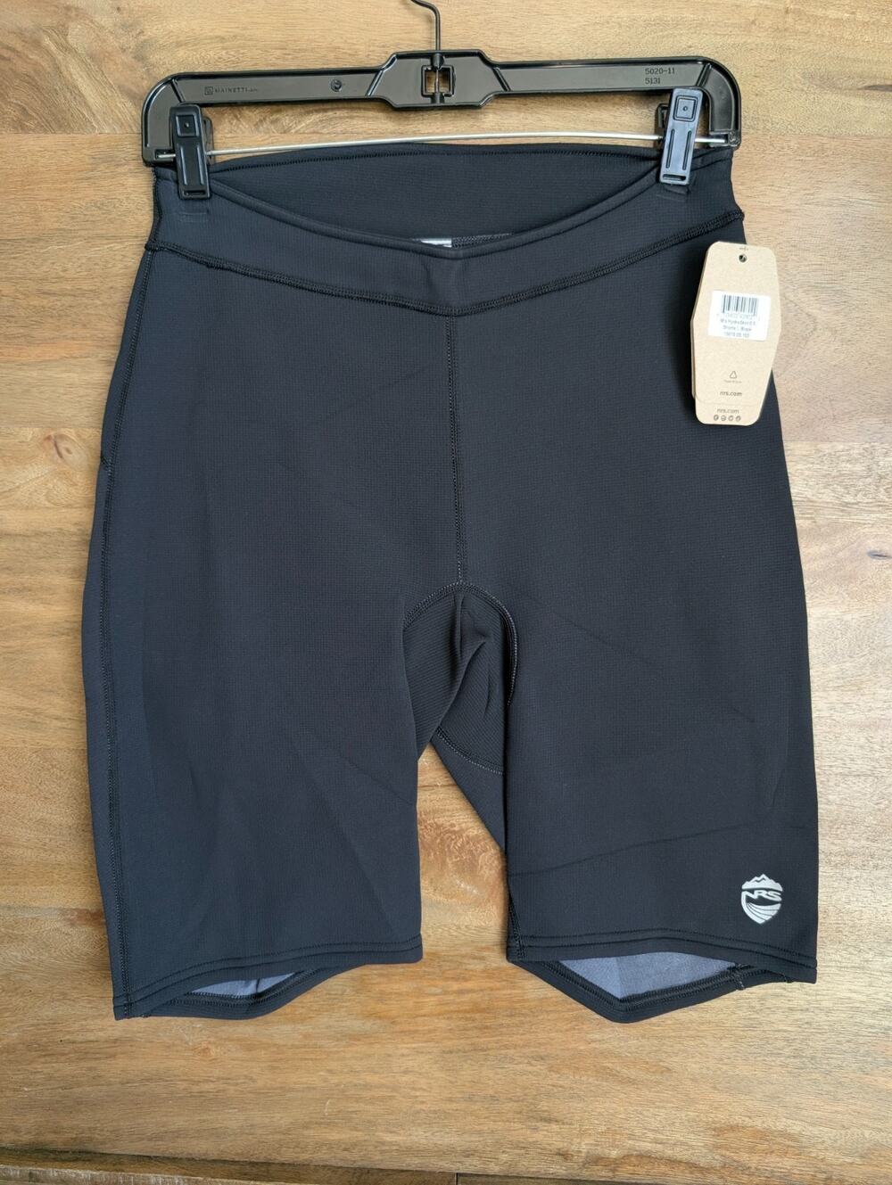 NWT NRS HydroSkin 0.5 Shorts Mens Large Black Performance Elastic Waist Pull On